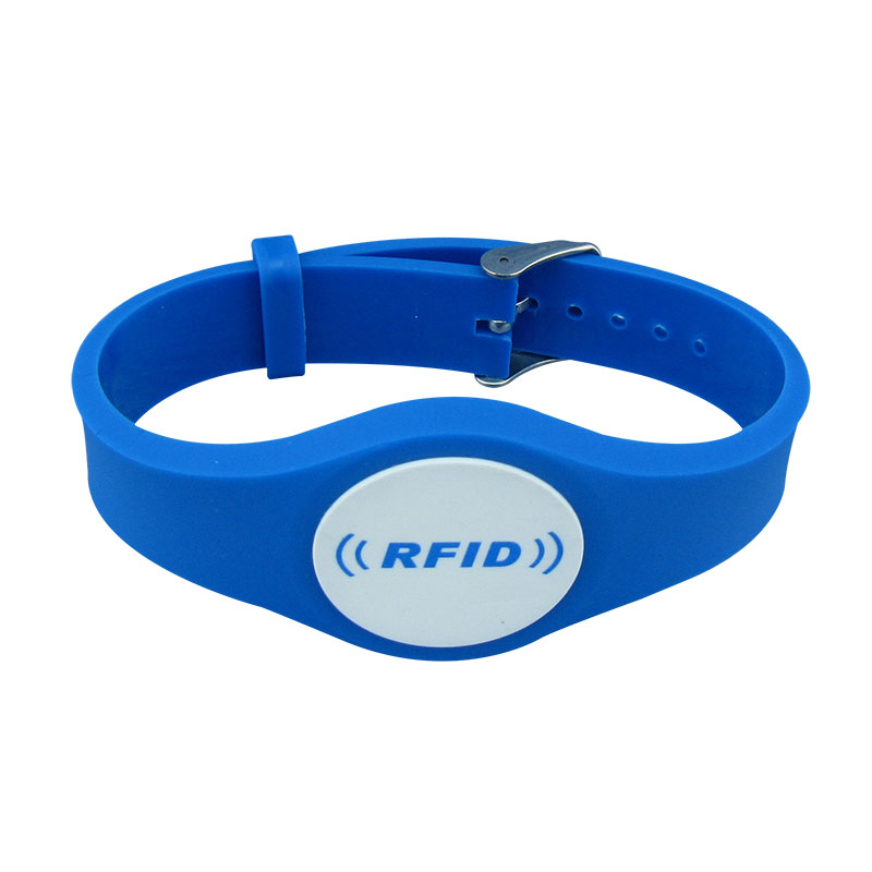 125KHZ ID Slap Gelang Karet Pvc RFID